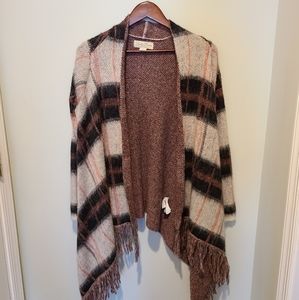 Lucky Brand Wool & Acrylic Cardigan/Shawl/Sweater